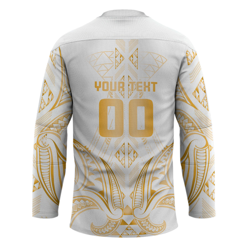 Maori Rugby Custom Ngaru Mangopare Hockey Jersey Koura Niho Taniwha Motif