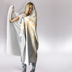 Maori Rugby Custom Ngaru Mangopare Hooded Blanket Koura Niho Taniwha Motif