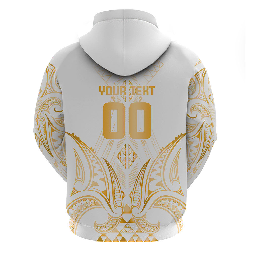 Maori Rugby Custom Ngaru Mangopare Hoodie Koura Niho Taniwha Motif