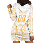 Maori Rugby Custom Ngaru Mangopare Hoodie Dress Koura Niho Taniwha Motif