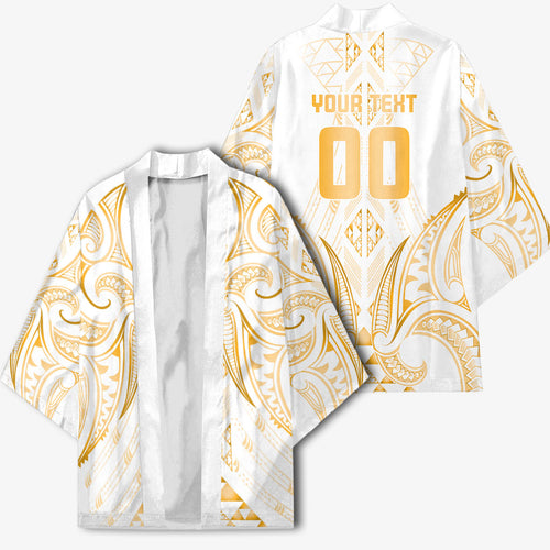 Maori Rugby Custom Ngaru Mangopare Kimono Koura Niho Taniwha Motif