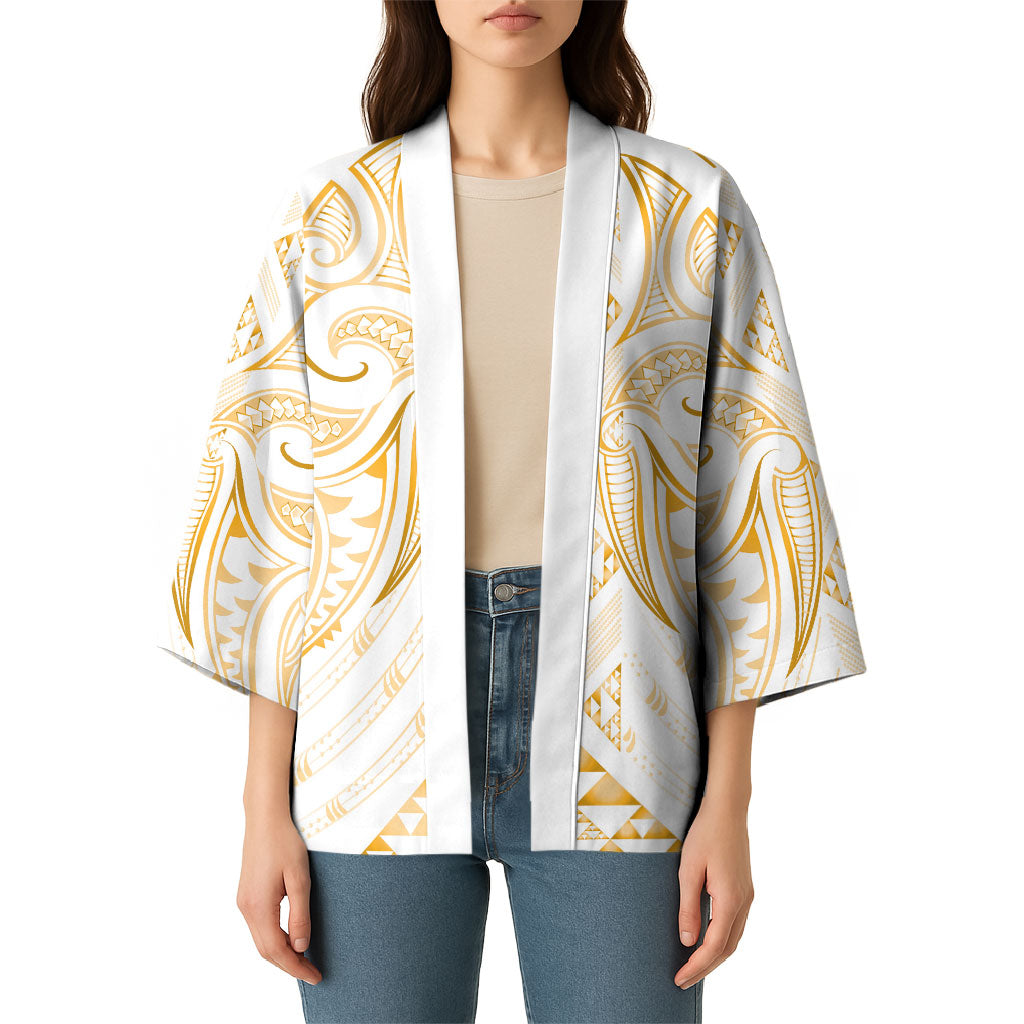 Maori Rugby Custom Ngaru Mangopare Kimono Koura Niho Taniwha Motif