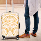Maori Rugby Custom Ngaru Mangopare Luggage Cover Koura Niho Taniwha Motif