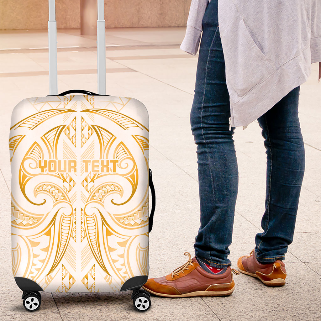 Maori Rugby Custom Ngaru Mangopare Luggage Cover Koura Niho Taniwha Motif