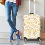 Maori Rugby Custom Ngaru Mangopare Luggage Cover Koura Niho Taniwha Motif