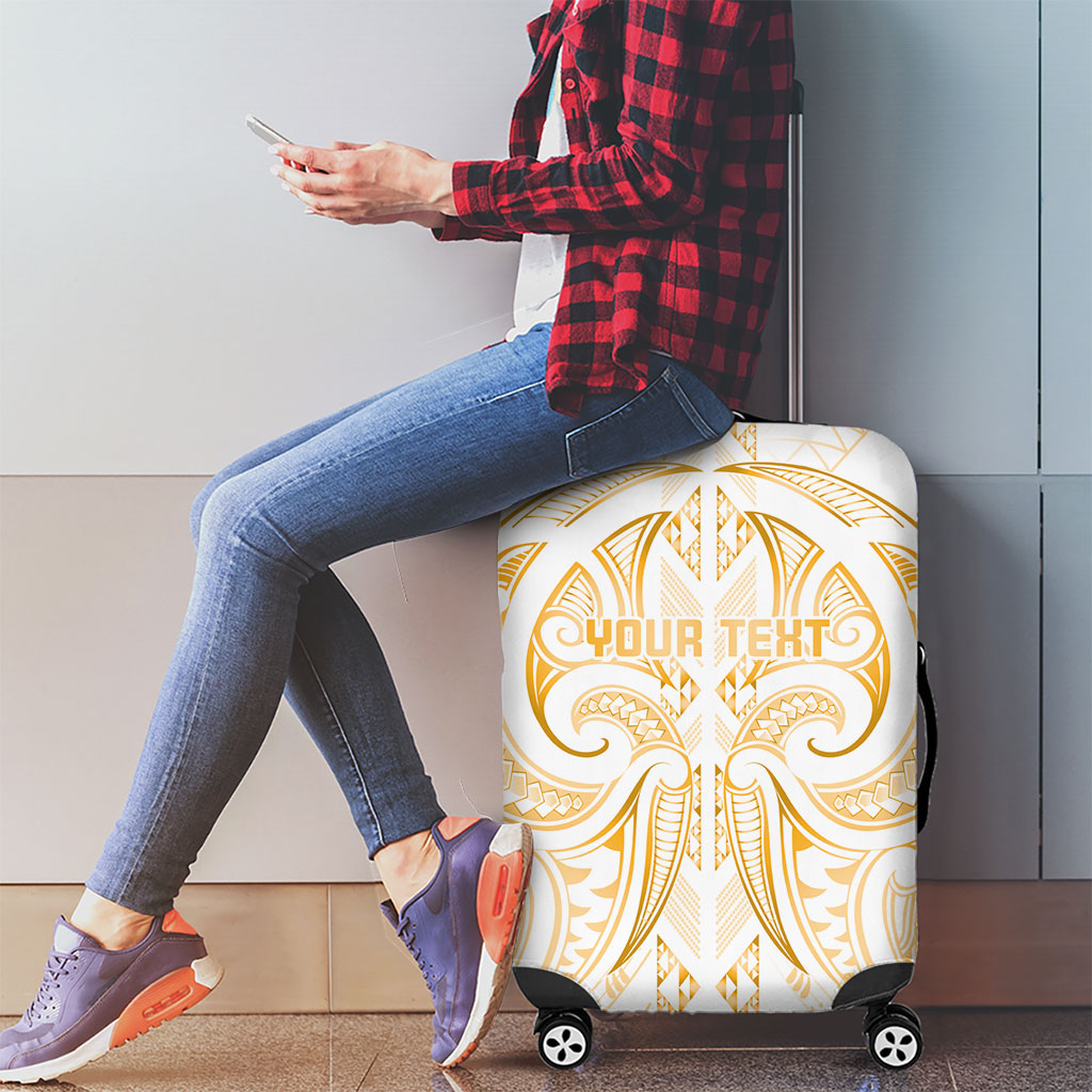 Maori Rugby Custom Ngaru Mangopare Luggage Cover Koura Niho Taniwha Motif