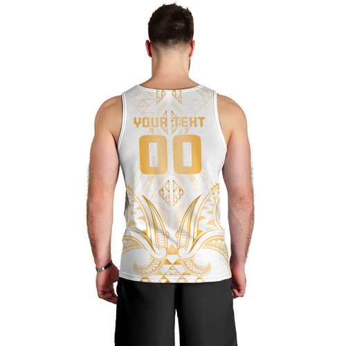 Maori Rugby Custom Ngaru Mangopare Men Tank Top Koura Niho Taniwha Motif