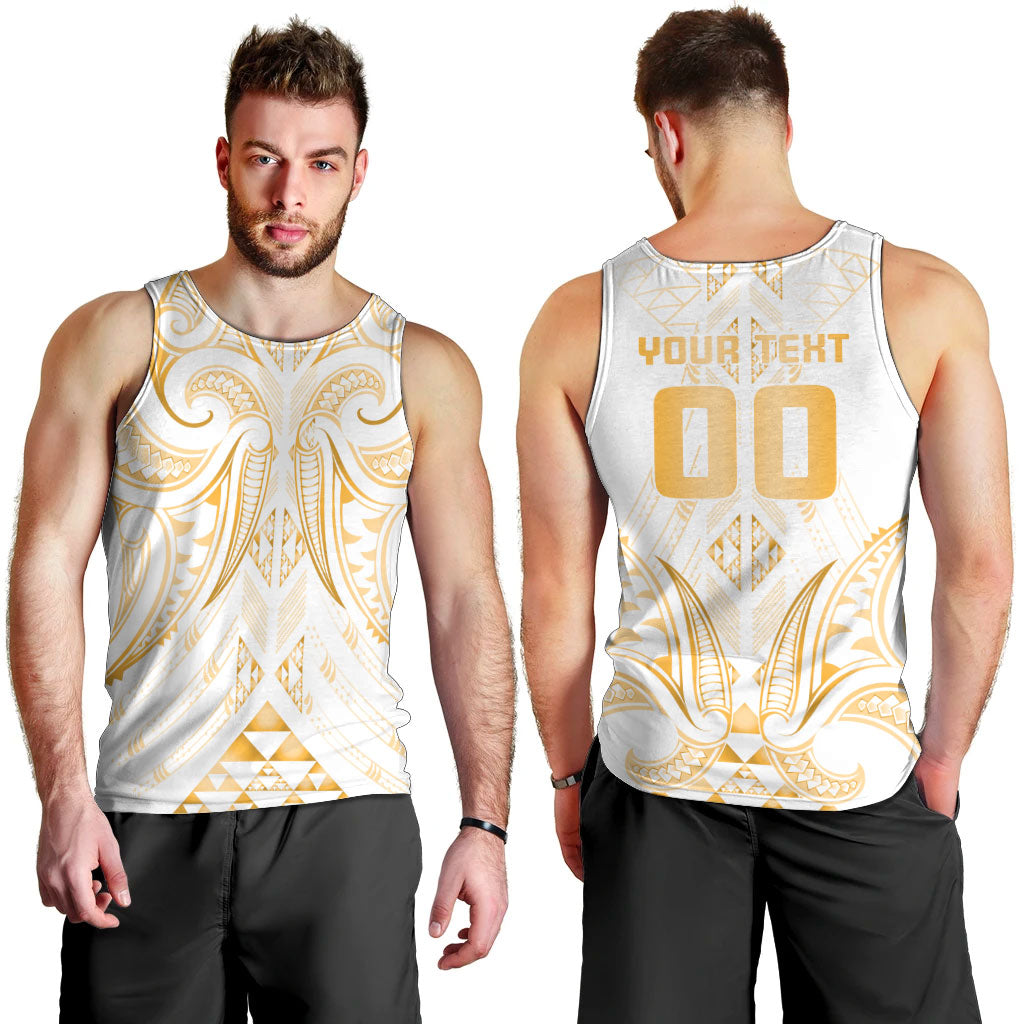 Maori Rugby Custom Ngaru Mangopare Men Tank Top Koura Niho Taniwha Motif