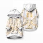Maori Rugby Custom Ngaru Mangopare Pet Hoodie Koura Niho Taniwha Motif