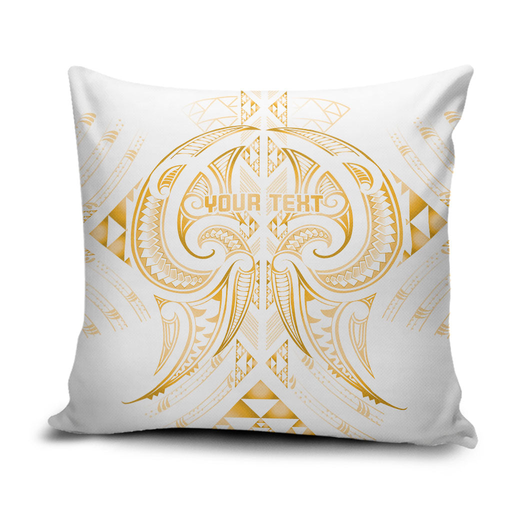 Maori Rugby Custom Ngaru Mangopare Pillow Cover Koura Niho Taniwha Motif
