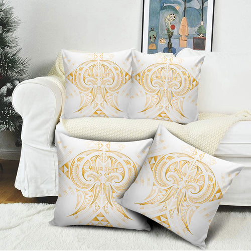 Maori Rugby Custom Ngaru Mangopare Pillow Cover Koura Niho Taniwha Motif
