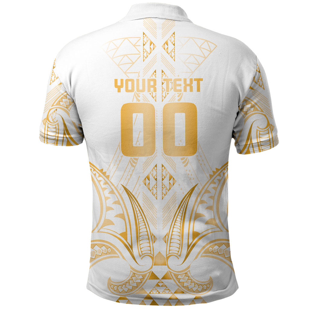 Maori Rugby Custom Ngaru Mangopare Polo Shirt Koura Niho Taniwha Motif