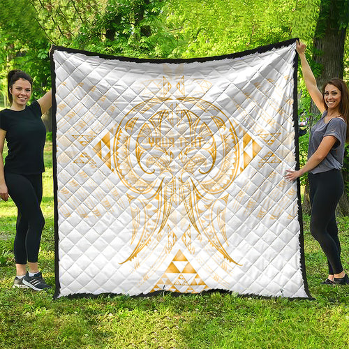 Maori Rugby Custom Ngaru Mangopare Quilt Koura Niho Taniwha Motif