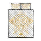 Maori Rugby Custom Ngaru Mangopare Quilt Bed Set Koura Niho Taniwha Motif