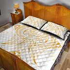 Maori Rugby Custom Ngaru Mangopare Quilt Bed Set Koura Niho Taniwha Motif