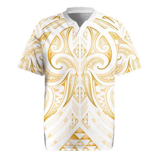Maori Rugby Custom Ngaru Mangopare Rugby Jersey Koura Niho Taniwha Motif