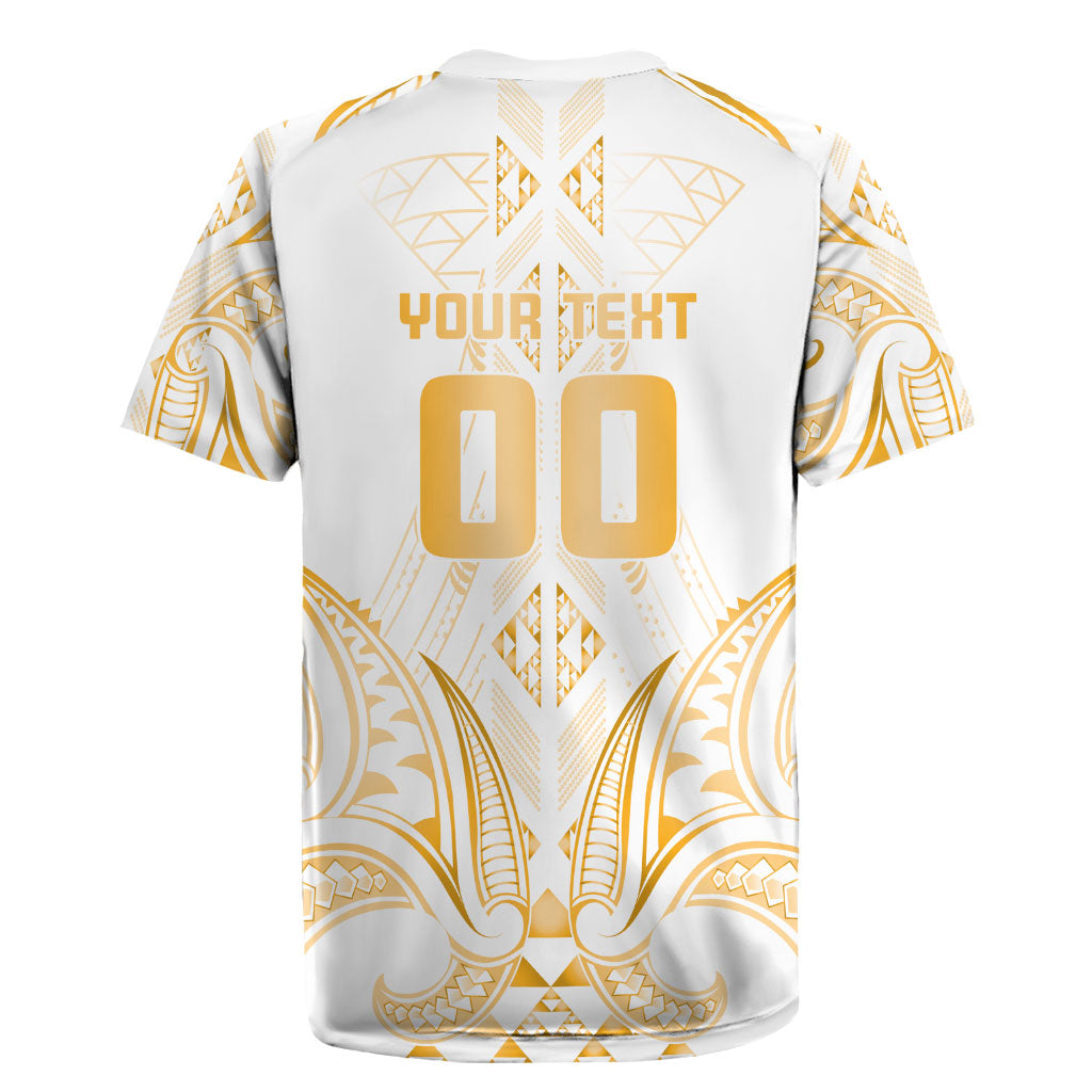 Maori Rugby Custom Ngaru Mangopare Rugby Jersey Koura Niho Taniwha Motif