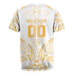 Maori Rugby Custom Ngaru Mangopare Rugby Jersey Koura Niho Taniwha Motif