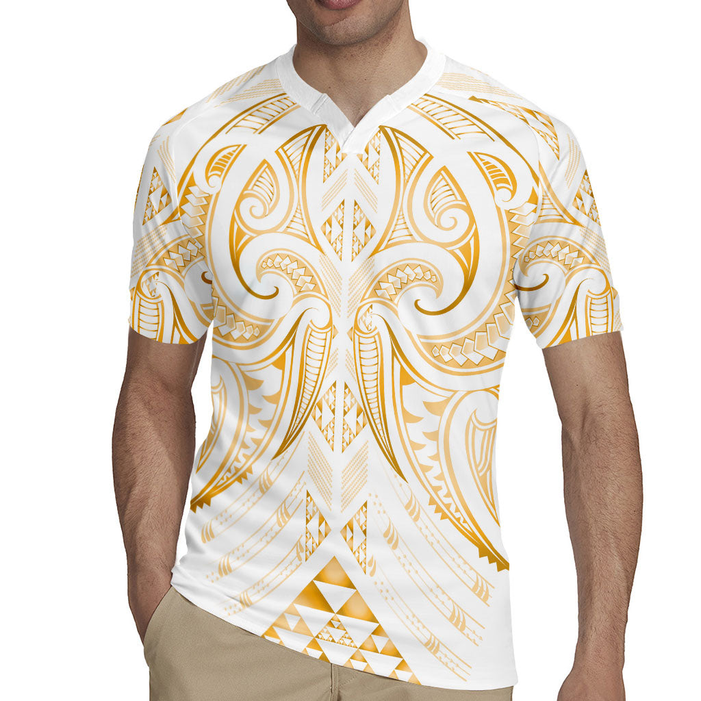 Maori Rugby Custom Ngaru Mangopare Rugby Jersey Koura Niho Taniwha Motif