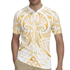 Maori Rugby Custom Ngaru Mangopare Rugby Jersey Koura Niho Taniwha Motif