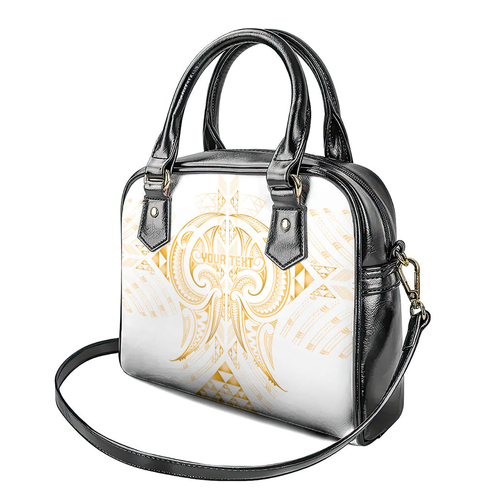 Maori Rugby Custom Ngaru Mangopare Shoulder Handbag Koura Niho Taniwha Motif