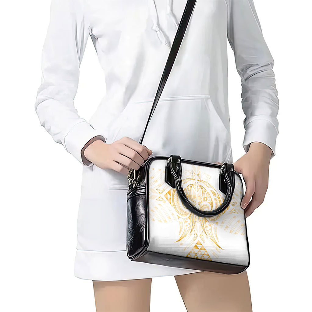 Maori Rugby Custom Ngaru Mangopare Shoulder Handbag Koura Niho Taniwha Motif