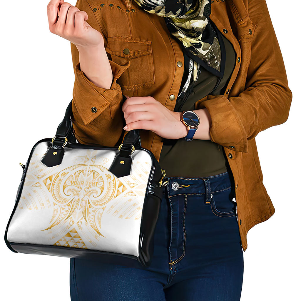 Maori Rugby Custom Ngaru Mangopare Shoulder Handbag Koura Niho Taniwha Motif