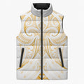 Maori Rugby Custom Ngaru Mangopare Sleeveless Puffer Jacket Koura Niho Taniwha Motif