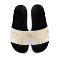 Maori Rugby Custom Ngaru Mangopare Slide Sandals Koura Niho Taniwha Motif