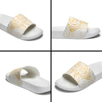 Maori Rugby Custom Ngaru Mangopare Slide Sandals Koura Niho Taniwha Motif