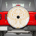 Maori Rugby Custom Ngaru Mangopare Spare Tire Cover Koura Niho Taniwha Motif