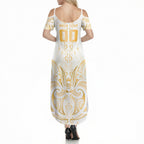 Maori Rugby Custom Ngaru Mangopare Summer Maxi Dress Koura Niho Taniwha Motif