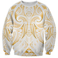 Maori Rugby Custom Ngaru Mangopare Sweatshirt Koura Niho Taniwha Motif