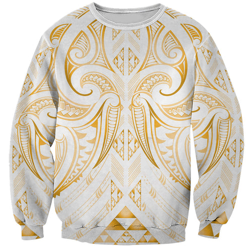 Maori Rugby Custom Ngaru Mangopare Sweatshirt Koura Niho Taniwha Motif