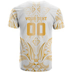 Maori Rugby Custom Ngaru Mangopare T Shirt Koura Niho Taniwha Motif