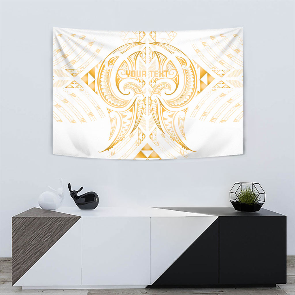 Maori Rugby Custom Ngaru Mangopare Tapestry Koura Niho Taniwha Motif