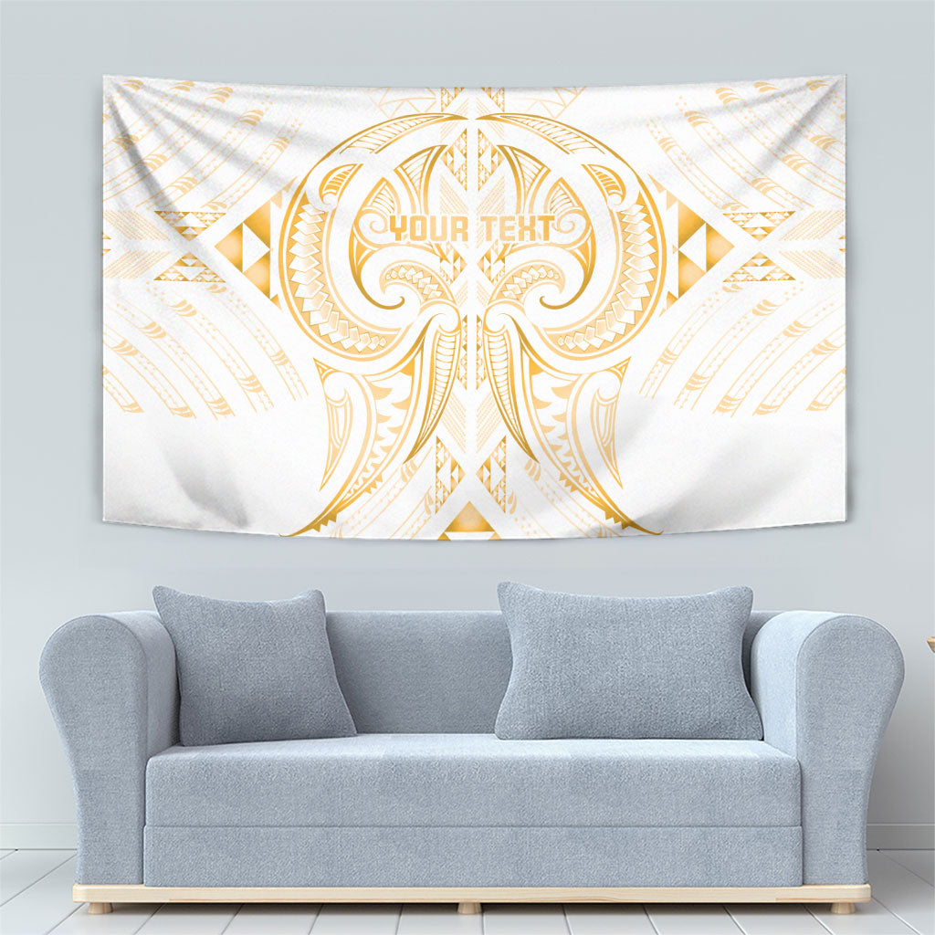 Maori Rugby Custom Ngaru Mangopare Tapestry Koura Niho Taniwha Motif