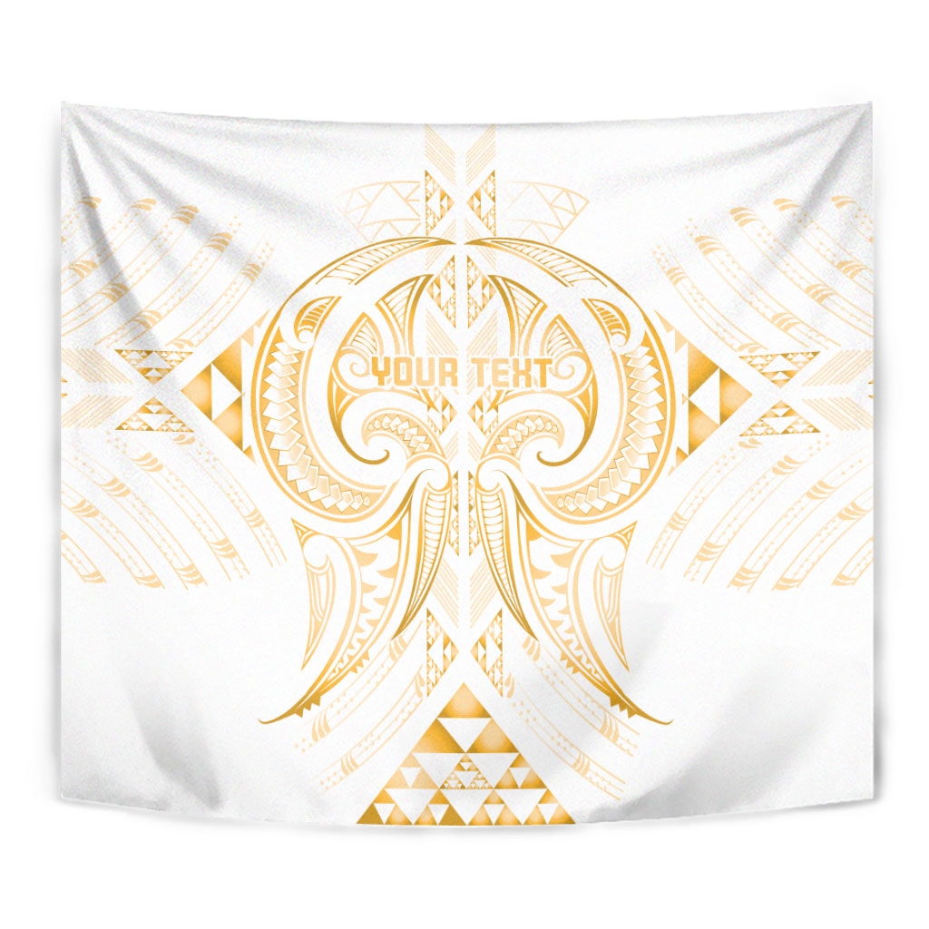 Maori Rugby Custom Ngaru Mangopare Tapestry Koura Niho Taniwha Motif
