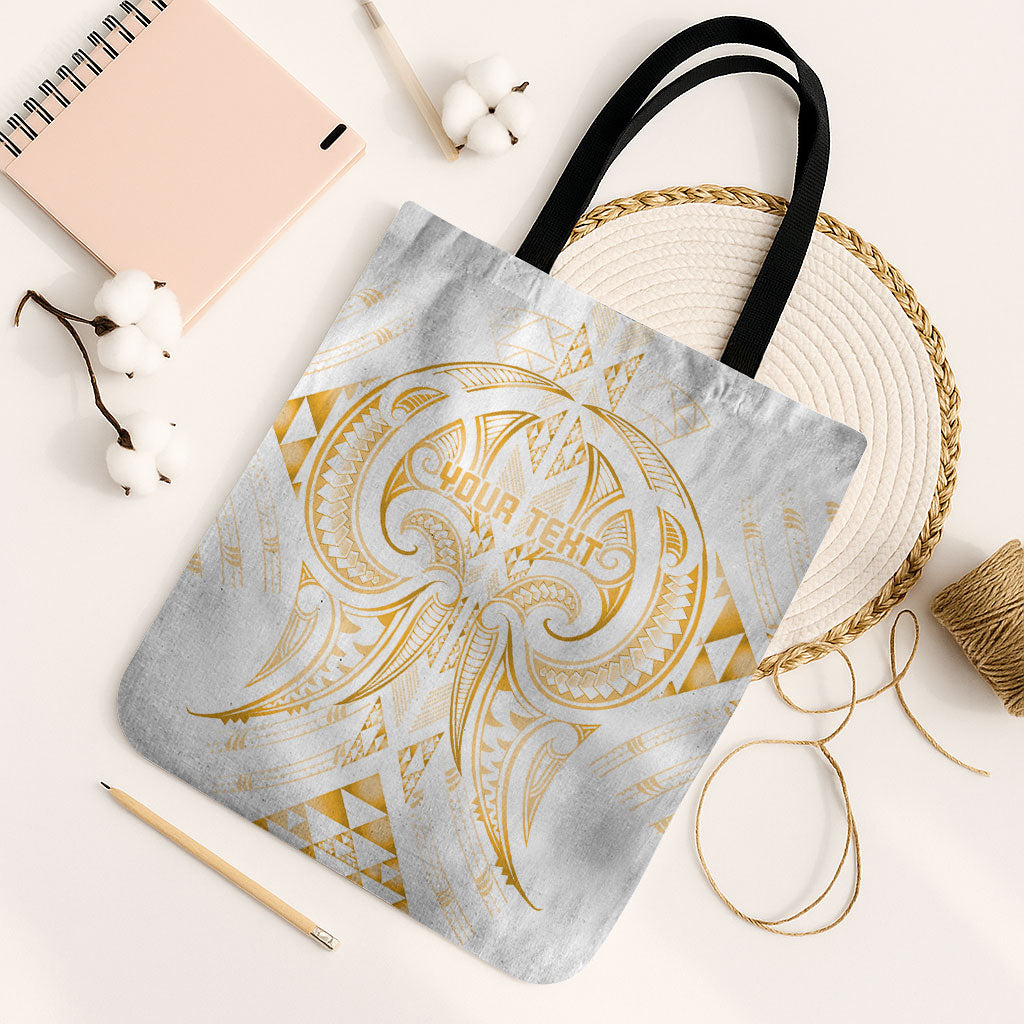 Maori Rugby Custom Ngaru Mangopare Tote Bag Koura Niho Taniwha Motif