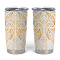 Maori Rugby Custom Ngaru Mangopare Tumbler Cup Koura Niho Taniwha Motif