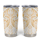 Maori Rugby Custom Ngaru Mangopare Tumbler Cup Koura Niho Taniwha Motif