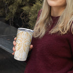Maori Rugby Custom Ngaru Mangopare Tumbler Cup Koura Niho Taniwha Motif