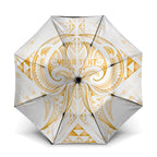 Maori Rugby Custom Ngaru Mangopare Umbrella Koura Niho Taniwha Motif