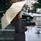 Maori Rugby Custom Ngaru Mangopare Umbrella Koura Niho Taniwha Motif