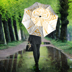 Maori Rugby Custom Ngaru Mangopare Umbrella Koura Niho Taniwha Motif