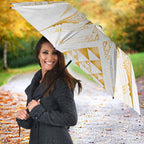 Maori Rugby Custom Ngaru Mangopare Umbrella Koura Niho Taniwha Motif