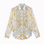Maori Rugby Custom Ngaru Mangopare Women Casual Shirt Koura Niho Taniwha Motif