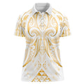 Maori Rugby Custom Ngaru Mangopare Women Polo Shirt Koura Niho Taniwha Motif