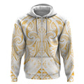 Maori Rugby Custom Ngaru Mangopare Zip Hoodie Koura Niho Taniwha Motif