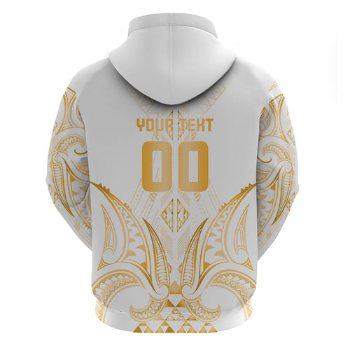 Maori Rugby Custom Ngaru Mangopare Zip Hoodie Koura Niho Taniwha Motif